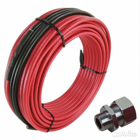 Греющий кабель eastec для обогрева трубопровода 2м