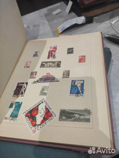 Альбомы с марками СССР