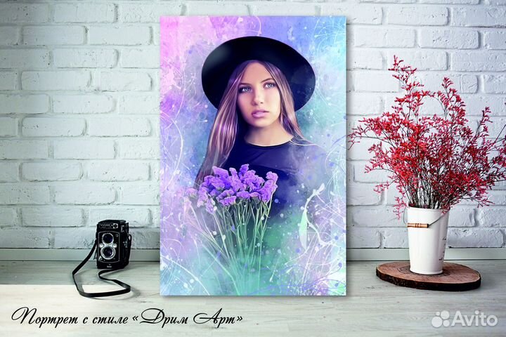 Портрет на холсте по фото