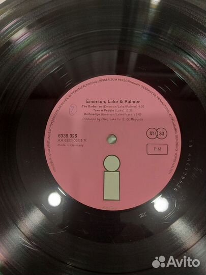 Emerson Lake & Palmer-70 EX/EX/Ger-оригинал