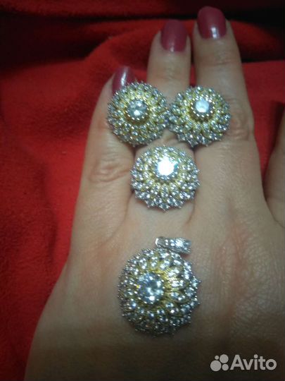 Серебряный набор