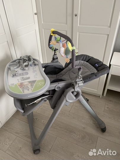 Стульчик для кормления chicco polly magic relax