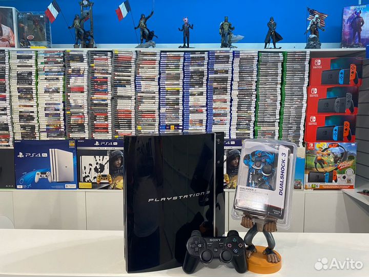 Sony PS3 Fat + новый геймпад (гарантия)