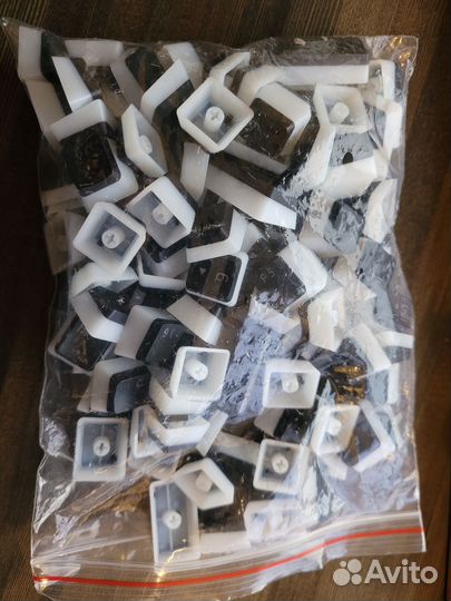 Чёрные кейкапы пуддинги OEM, PBT