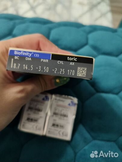 Линзы biofinity toric -3. 5