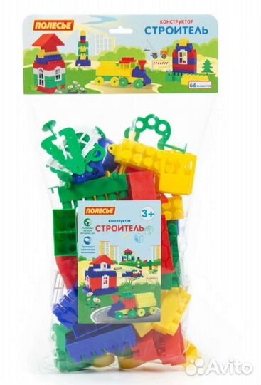 Развивающие игрушки конструктор полесье