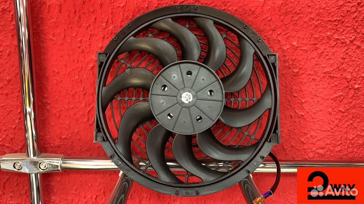 Вентилятор радиатора 30см 80w сабли