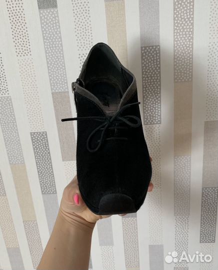 Ботильоны замшевые