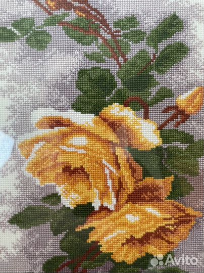 Картина вышивка ручная работа