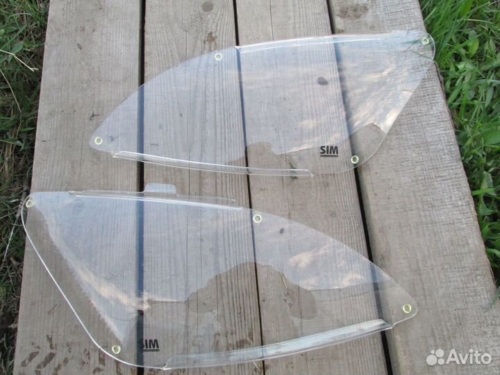 Защита фар прозрачная пластик Ford Focus c-max