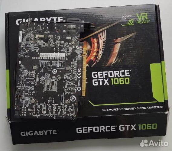 Видеокарта gtx 1060 6gb gigabyte