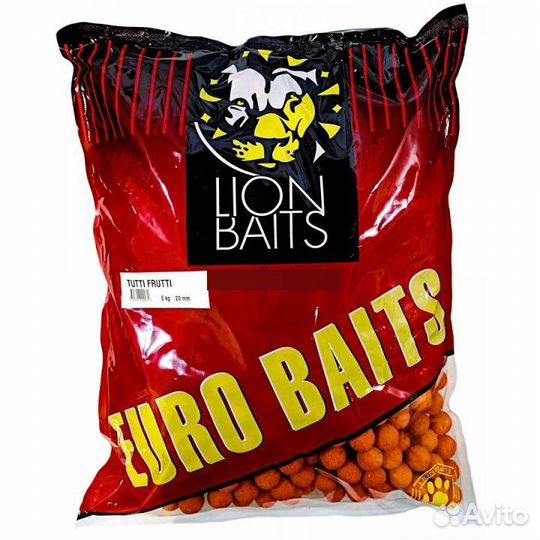 Бойлы тонущие lion baits серии euro baits Тутти Фр
