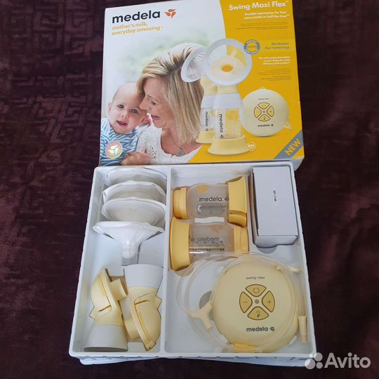 Молокоотсос medela swing flex электрический