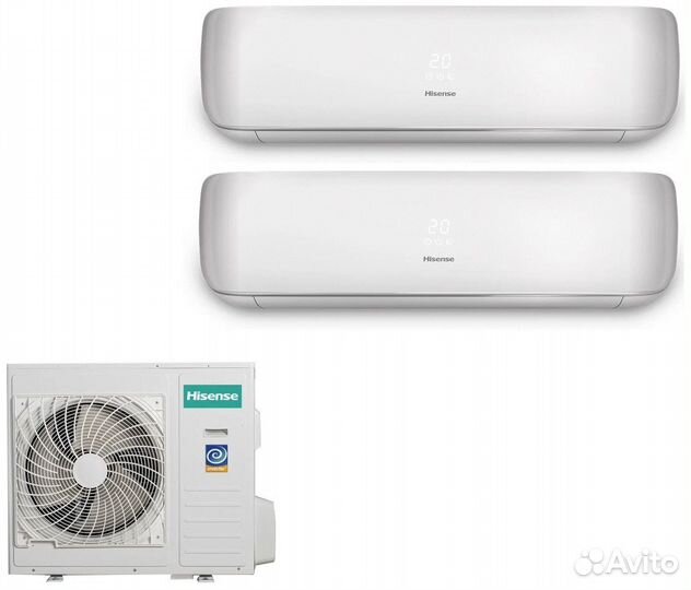 Мультисплит система Hisense AMW2-14u4sre x2