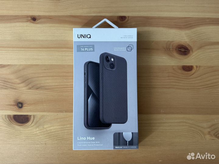 Чехол силиконовый Uniq для iPhone 14 Plus