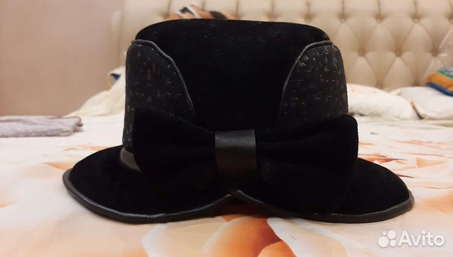 Шляпа женская черная