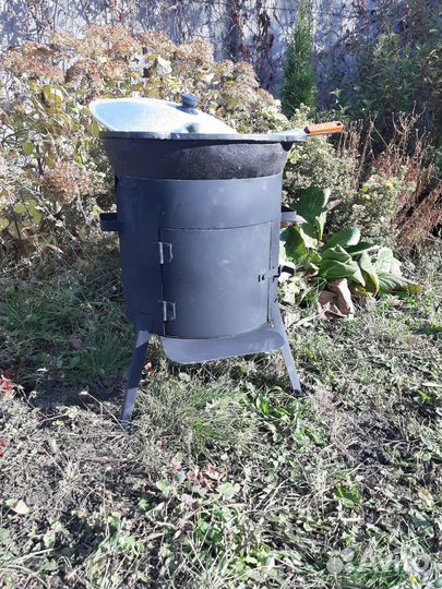 Чугуные Казаны с печкой
