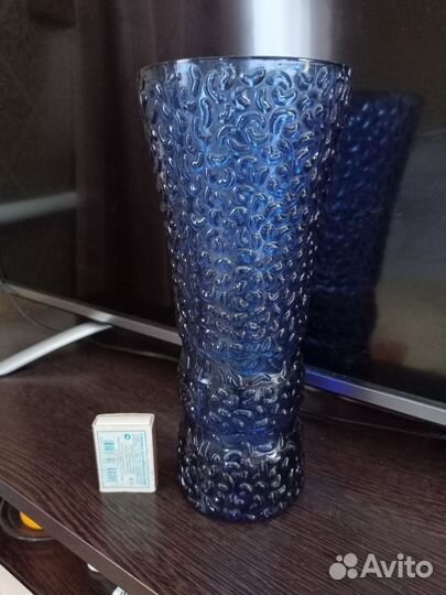 Ваза цветное стекло СССР