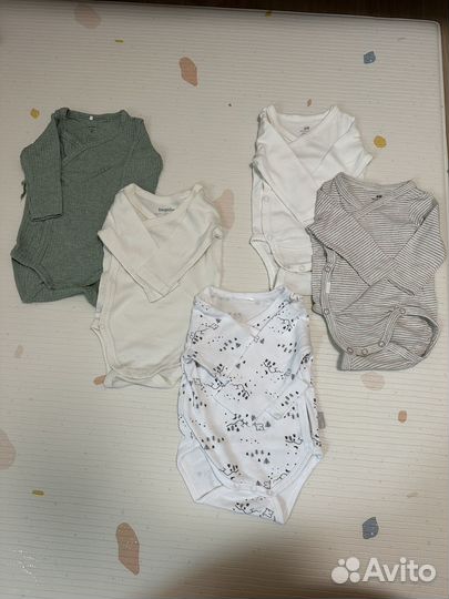 Большой пакет одежды для новорожденного 56/62