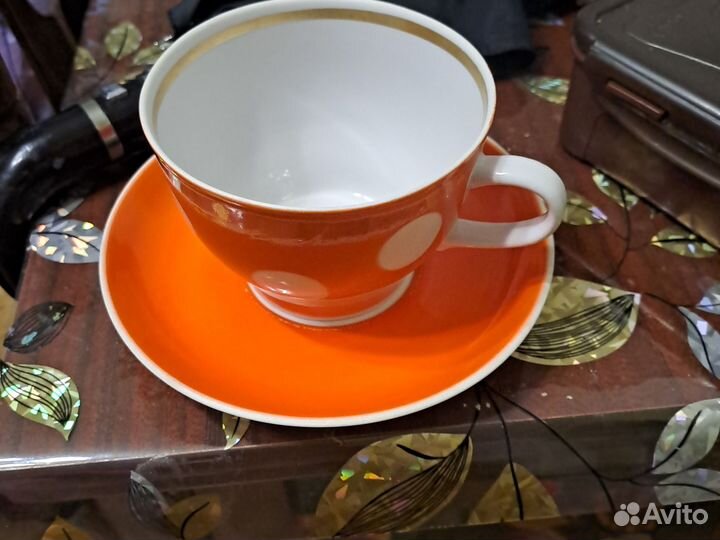 Чашка с блюдцем винтаж