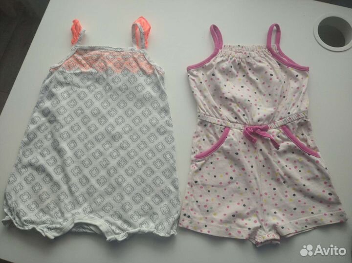 Летние вещи на девочку,74