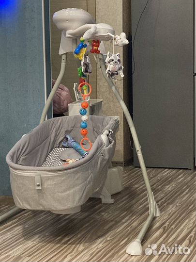 Детские качели шезлонг