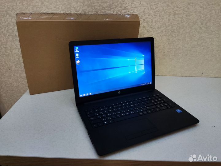 Новый ноутбук Hp black матовый intel/m2 ssd/15.6