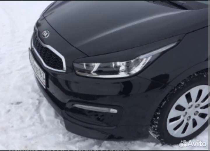 Реснички на фары kia ceed