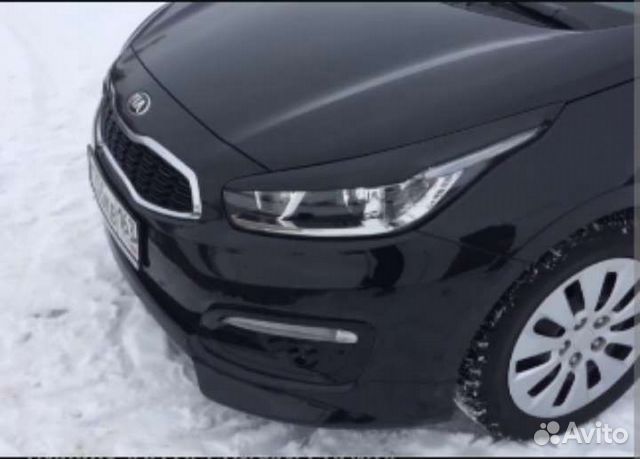 Реснички на фары kia ceed