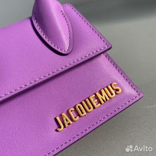 Сумка jacquemus 12 фиолетовая