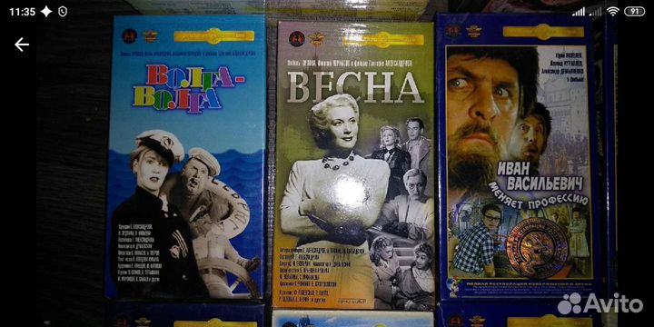 VHS коллекции(лицензия)любимых фильмов+DVD
