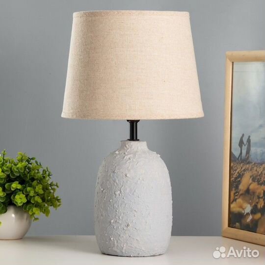 Настольная лампа 'Магда' Е14 40Вт серый 22,5х22,5х