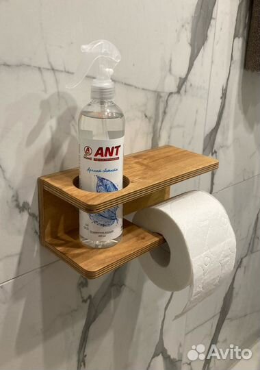 Полка для ванной держатель для туалетной бумаги