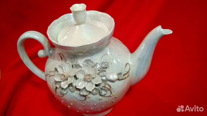 Чайник большой заварной 21 см, пивные кружки, штоф