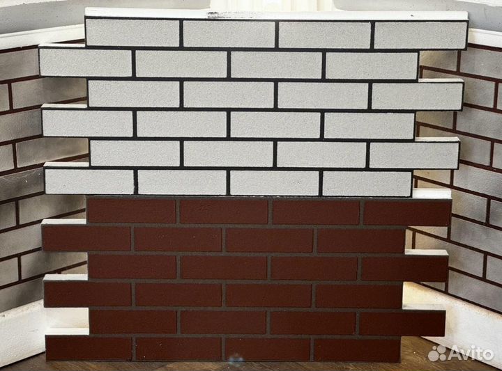 Фасадные термопанели под кирпич