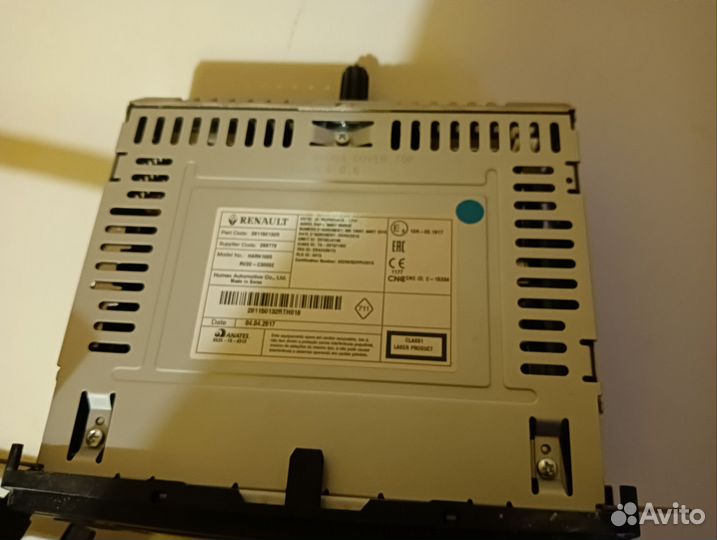 Магнитофон для Рено Логан, duster Гранта