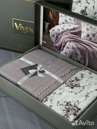 Белье постельное с покрывалом