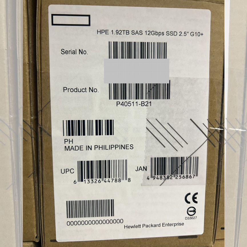 [P40511-B21] Жесткий Диск Hp Ssd 1.92tb G10+ P40511-B21