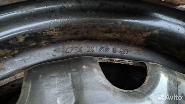 Диски стальные R14 5100 DIA 57,1