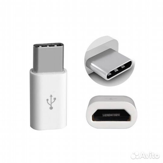 Переходник Type-C - microUSB гн