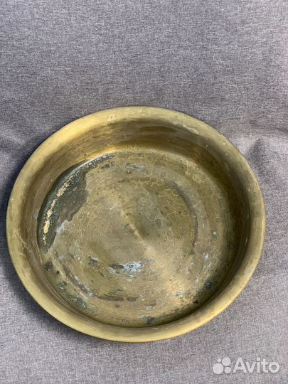 Латунный таз для варенья