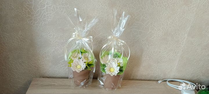 Роза из мыла в куполе, роза в колбе