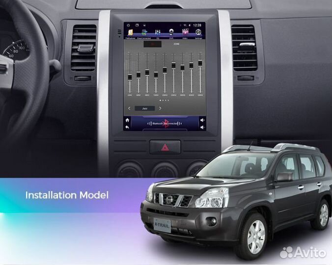 Магнитола Nissan X-trail 2007-2015 Tesla 4/64+4G