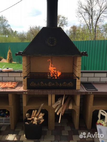 Печь барбекю Царь. Сборка за 20 минут