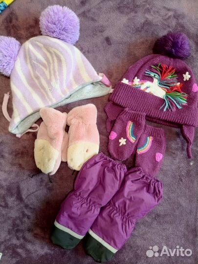Зимний комбинезон для девочки 110