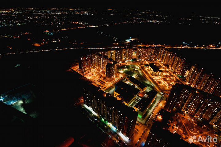 Полет на самолете над Нижним Новгородом, свидание