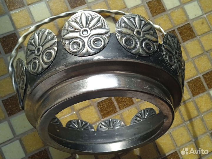 Конфетница мельхиоровая