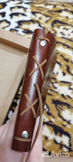 Кожаный блокнот