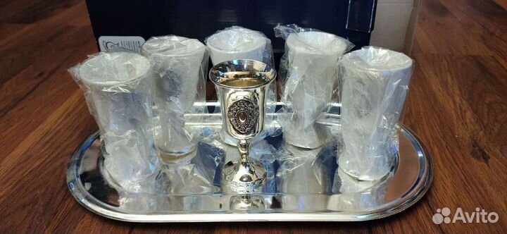 Комплект Поднос + рюмки Rosenberg