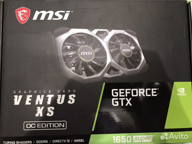 Видеокарта msi gtx 1650 super купить в Томске | Электроника | Авито